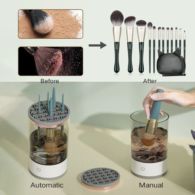 BrushBliss™ Electric Makeup Brush Cleaner