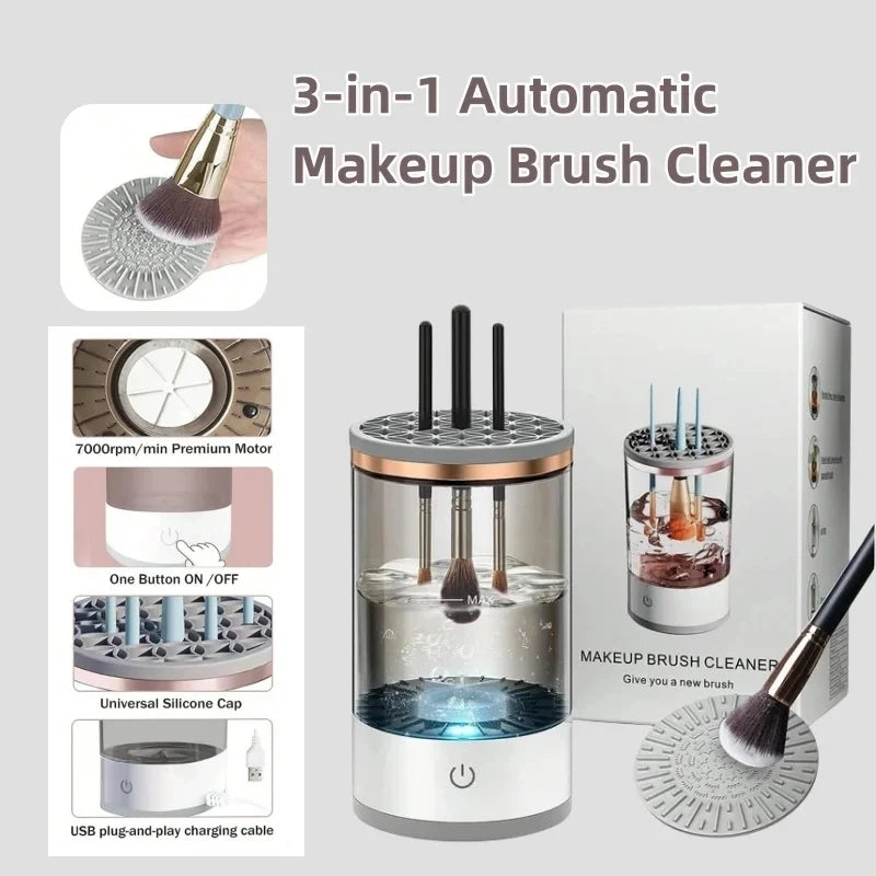 BrushBliss™ Electric Makeup Brush Cleaner